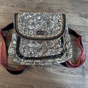 Sakroots Black & White Backpack